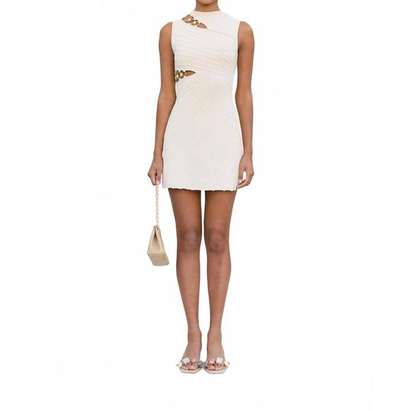 CULT GAIA Dresses & Skirts - NEW CULT GAIA women's dimetria knit dress in off white